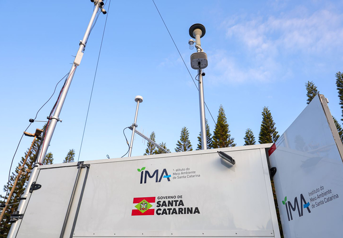 Nova Estação de Monitoramento da Qualidade do Ar operada pelo IMA está em funcionamento em Florianópolis