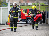 Em Blumenau,  Corpo de Bombeiros Militar realiza simulados de evacuação em escolas 